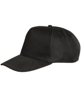 Houston 5-panel printer's cap — Black