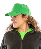 Boston 5-panel polycotton printer's cap — lifestyle