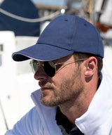 Memphis brushed cotton low-profile sandwich peak cap — lifestyle