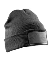 Recycled double knit printers beanie — Grey