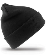 Recycled woolly ski hat — Black
