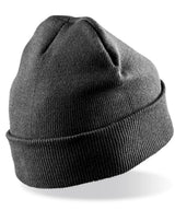 Recycled woolly ski hat — Charcoal Grey