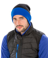 Recycled compass beanie — lifestyle