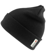 Recycled ThinsulateTM beanie — Black