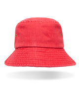 Pure cotton vintage bucket hat — Vintage Red