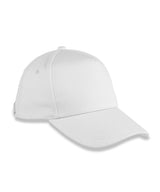 5-panel organic cotton cap — White