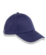 6-panel organic cotton cap — Navy