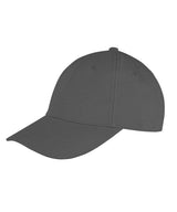 Core recycled low-profile cap — Charcoal Grey