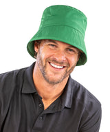 Recycled bound edge bucket hat — lifestyle