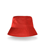 Recycled bound edge bucket hat — Red