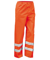Safety high-viz trousers — Fluorescent Orange