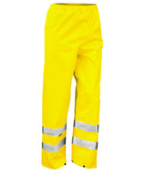 Safety high-viz trousers — Fluorescent Yellow
