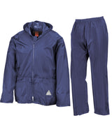 Waterproof jacket and trouser set — Royal