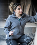 Women's full-zip microfleece — lifestyle