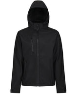 Venturer 3-layer hooded softshell jacket — Black*