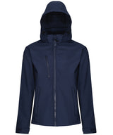 Venturer 3-layer hooded softshell jacket — Navy*