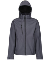 Venturer 3-layer hooded softshell jacket — Seal Grey/Black