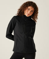 Women's venturer 3-layer hooded softshell jacket — lifestyle