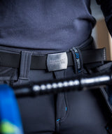 Premium workwear belt with stretch — lifestyle
