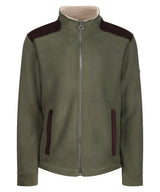 Faversham full-zip fleece — Dark Khaki