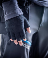 Fingerless mitts — lifestyle