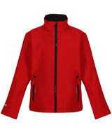 Kids Ablaze softshell jacket — Classic Red/Black