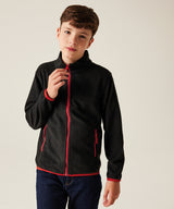 Kids full-zip microfleece — lifestyle