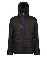 Navigate thermal hooded jacket — Black/New Royal