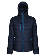 Navigate thermal hooded jacket — Navy/French Blue