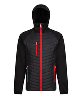 Navigate hybrid hooded jacket — Black/Classic Red