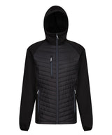 Navigate hybrid hooded jacket — Black/Seal