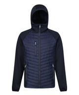 Navigate hybrid hooded jacket — Navy/Seal
