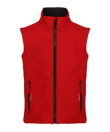 Junior Ablaze softshell bodywarmer — Classic Red/Black