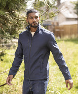Honestly Made recycled softshell jacket — lifestyle