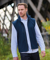 Honestly Made recycled softshell bodywarmer — lifestyle