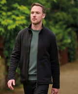 Honestly made recycled full zip microfleece — lifestyle