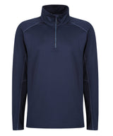 Core stretch half-zip mid-layer — Navy