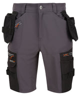 Infiltrate stretch holster shorts — Iron/Black