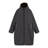 Junior Pro changing robe — Slate Grey/Black