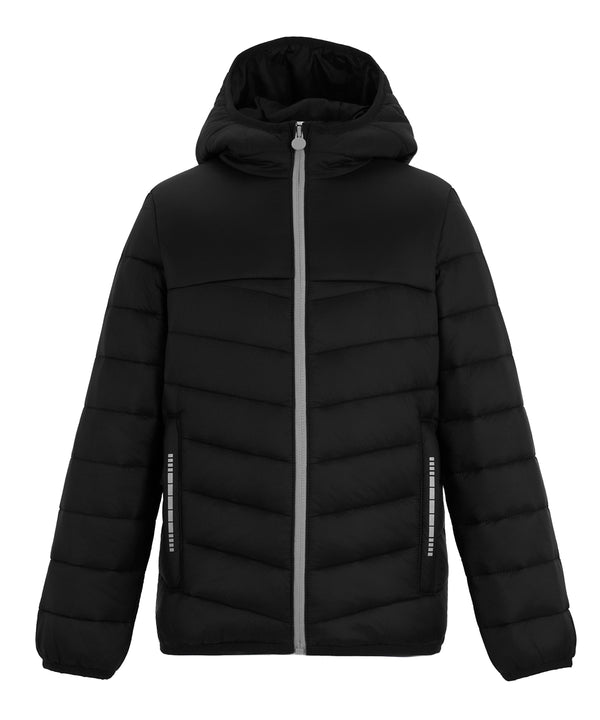 Junior Loftlite hooded baffle jacket