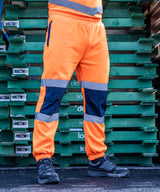 Pro hi-vis joggers — lifestyle