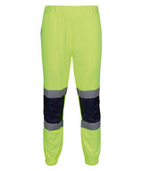Pro hi-vis joggers — Yellow/Navy