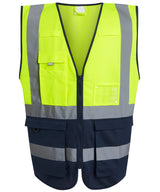 Pro hi-vis executive vest — Yellow/Navy
