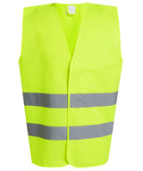 Pro hi-vis two-band easy print vest — Yellow