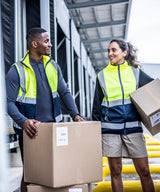 Pro hi-vis full-zip gilet — lifestyle