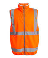 Pro hi-vis full-zip gilet — Orange