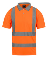 Hi-vis Pro contract polo — Orange