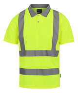 Hi-vis Pro contract polo — Yellow