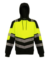 Hi-Vis X-Pro Hoodie (Class 2) — Black/Yellow