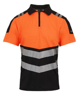 Hi-Vis X-Pro Polo (Class 1) — Black/Orange